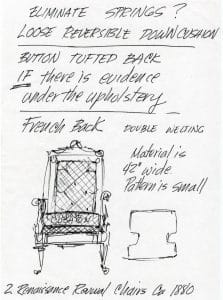 Herbert Senn & Helen Pond Drawing | Cape Cod Upholstery Shop | Located in South Dennis, MA