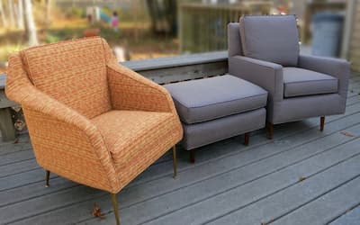 Picture of chairs used as Page Link, 2011 Upholstery Photos | Cape Cod Upholstery Shop | Located in South Dennis, MA