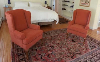 Picture of wing chairs used as Page Link, 2013 Upholstery Photos | Cape Cod Upholstery Shop | Located in South Dennis, MA